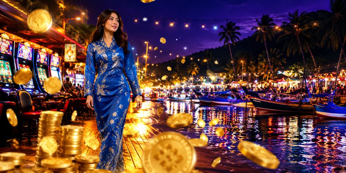 Pengguna wanita berbaju kurung di Langkawi menikmati pengalaman baccarat dalam talian kl48