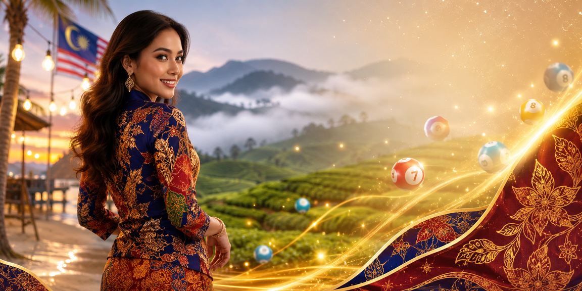 Gambaran budaya Malaysia dengan motif batik mencerminkan identiti tempatan platform kl48