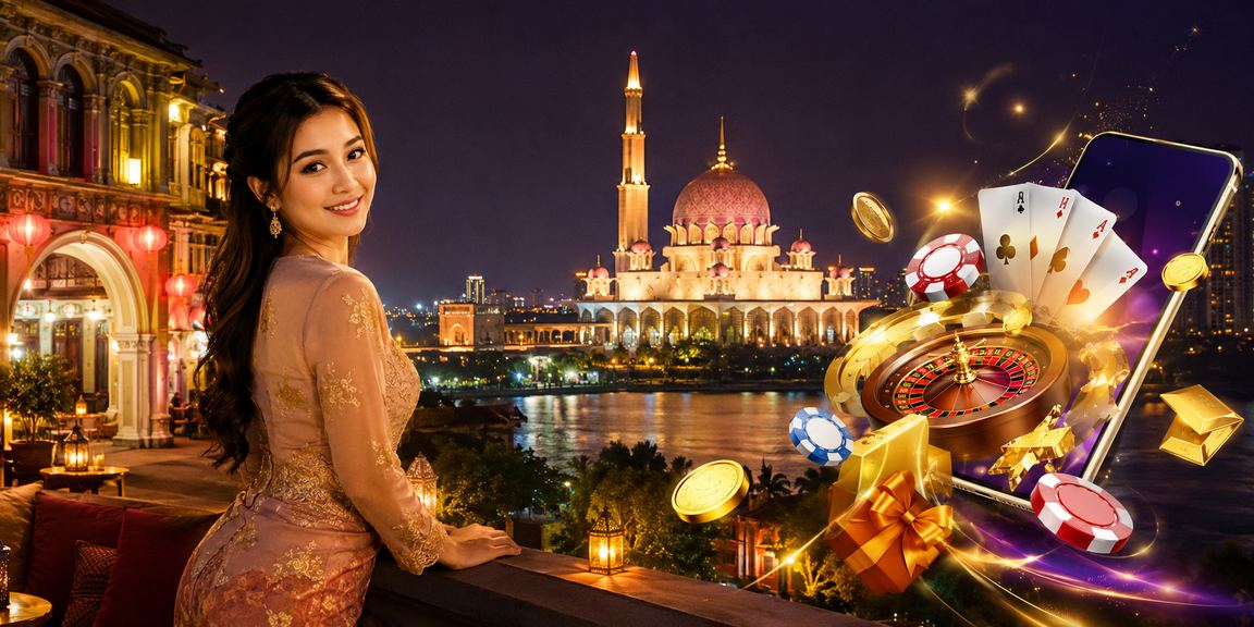 Suasana hiburan kasino di Putrajaya menggambarkan pengalaman bermain di kl48